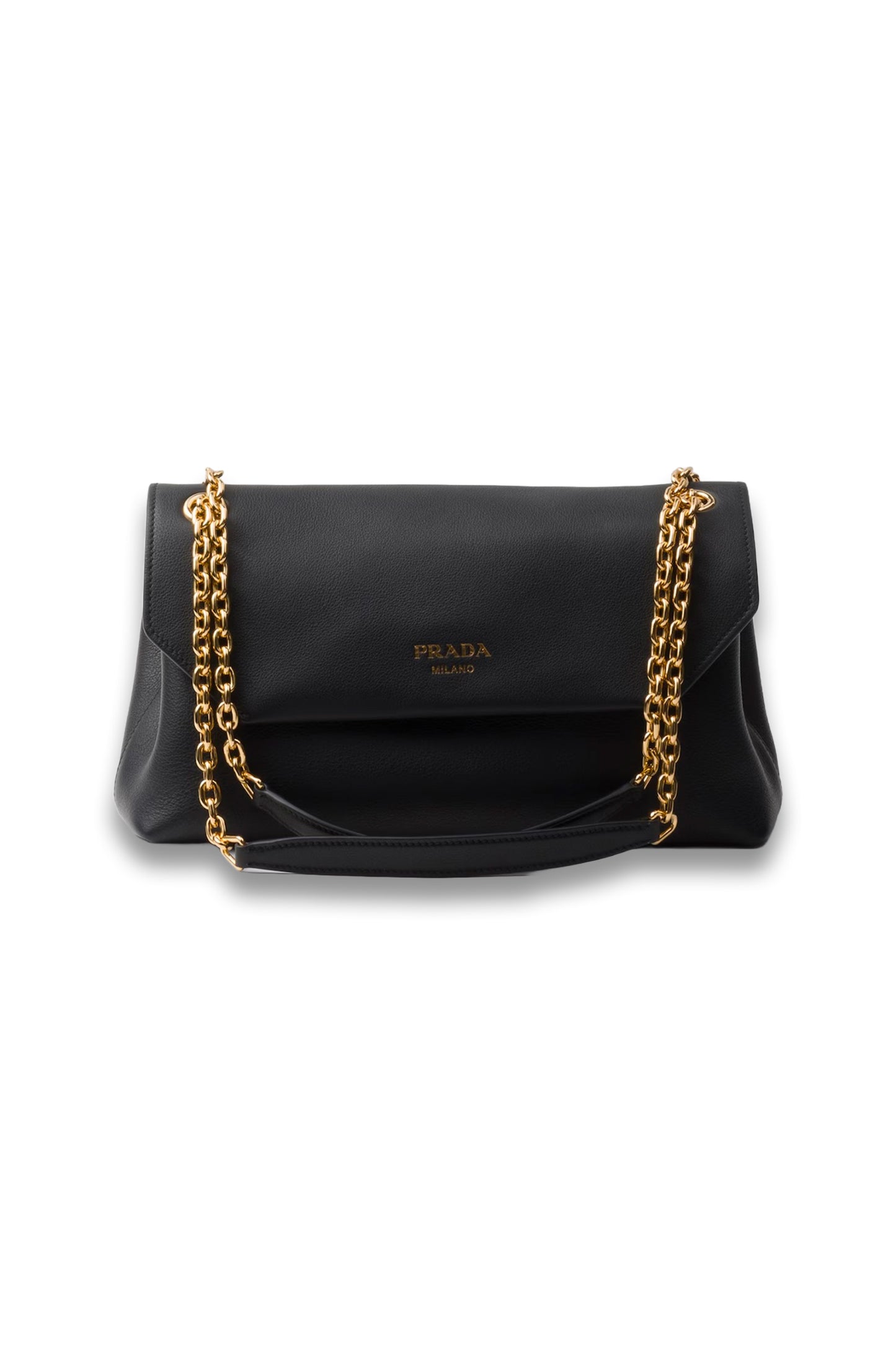 Prada Doux Medium Leather Shoulder Bag