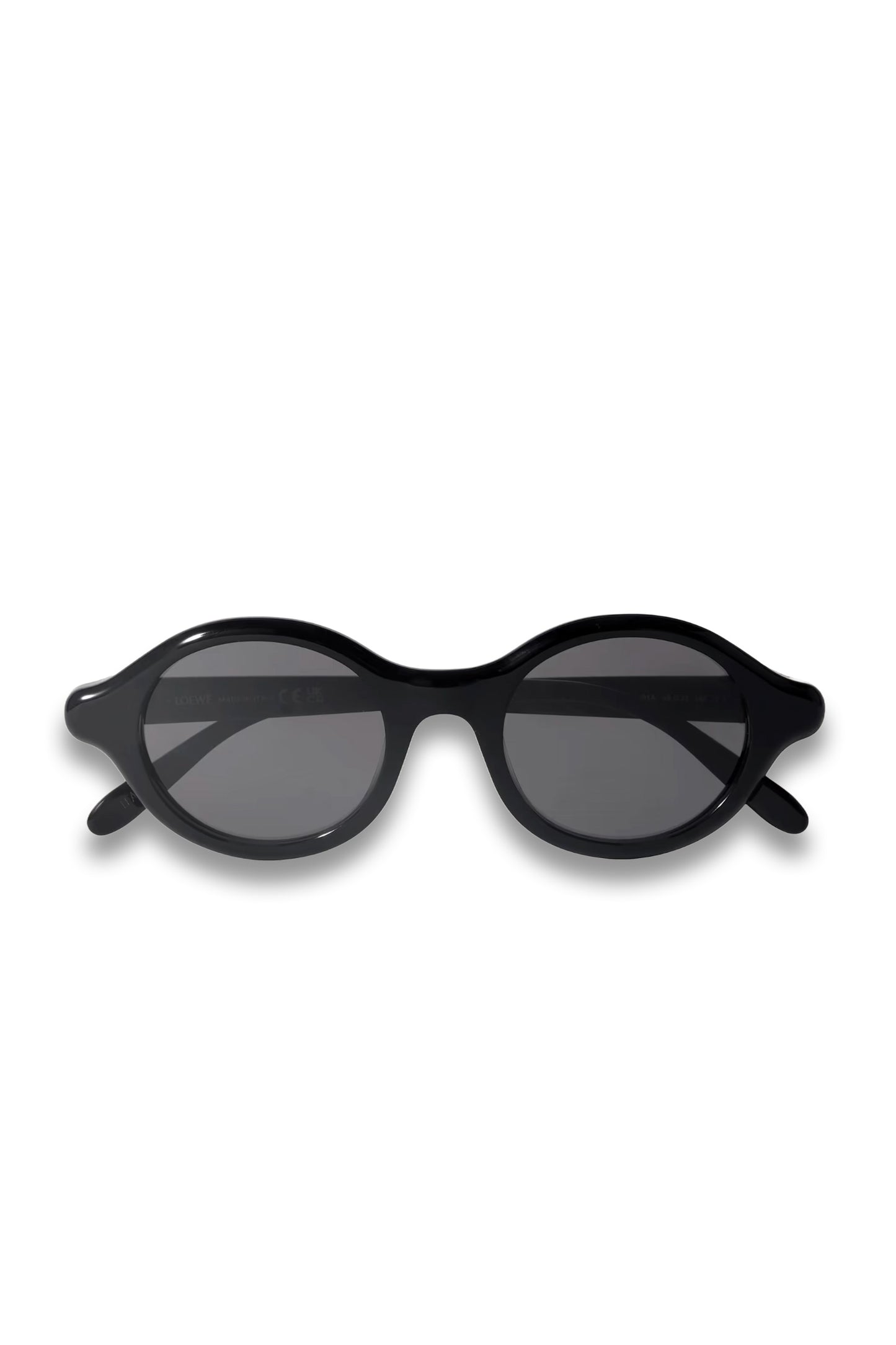 Round-Frame Acetate Sunglasses