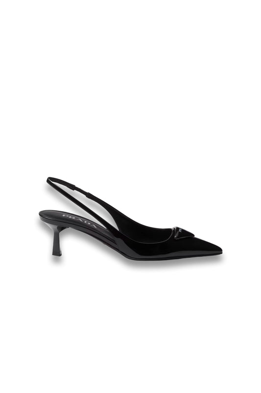 Patent Leather Slingback Pumps