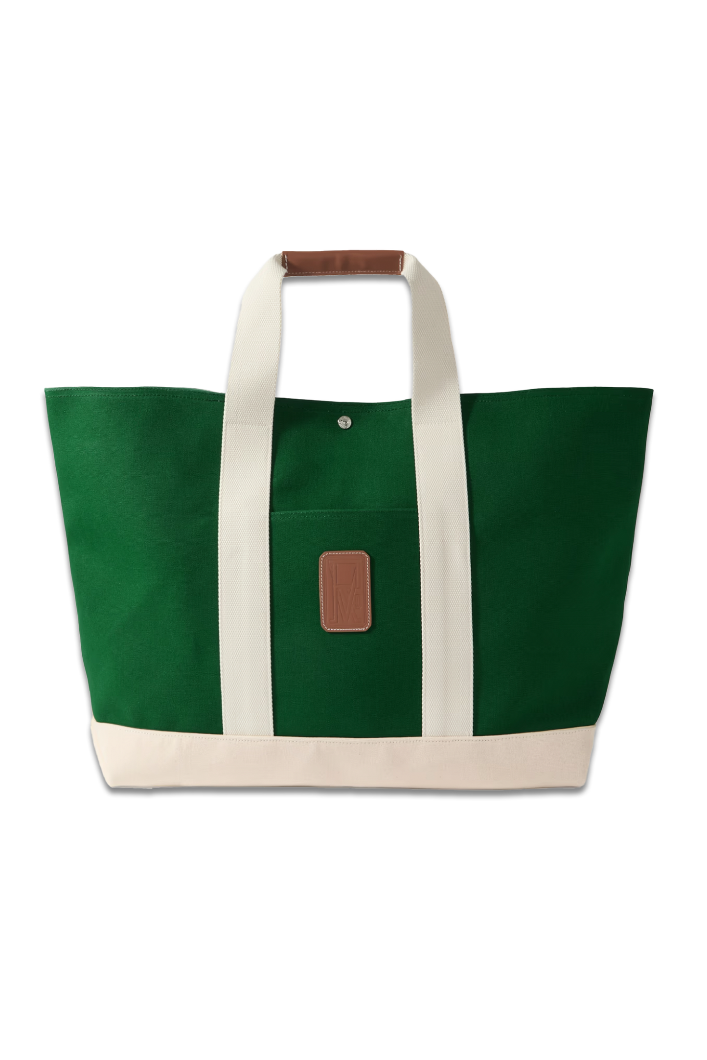 St Paul Tool Extra Large Leather And Webbing-Trimmed Canvas Tote