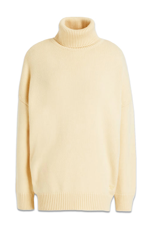 Oversized Merino Wool And Cashmere-blend Turtleneck Sweater