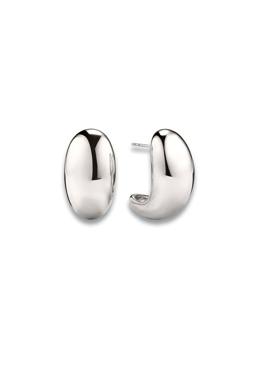 Mega Dôme Earrings in Sterling Silver