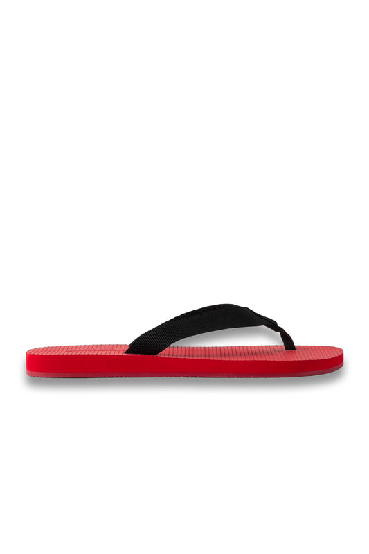 Dune Two-Tone Cotton-Blend Grosgrain Flip Flops