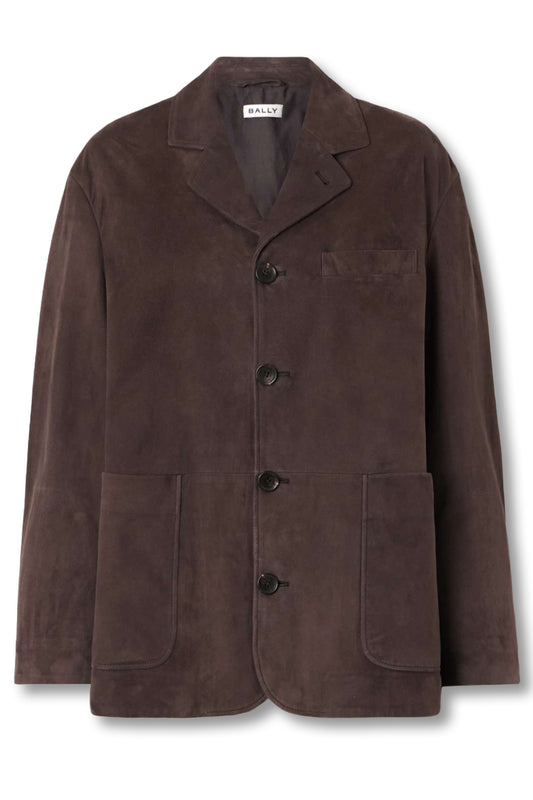 Suede blazer