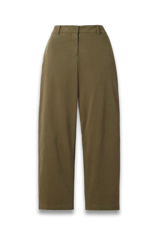 Nohan Brushed Cotton-blend Twill Wide-leg Pants
