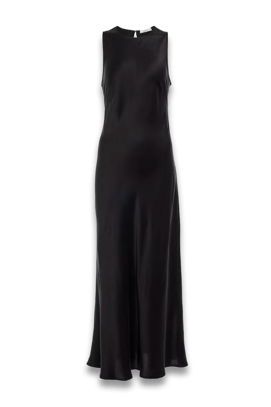 Valencia Silk Twill Maxi Dress