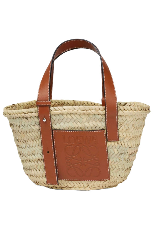 Woven Raffia Small Basket Bag