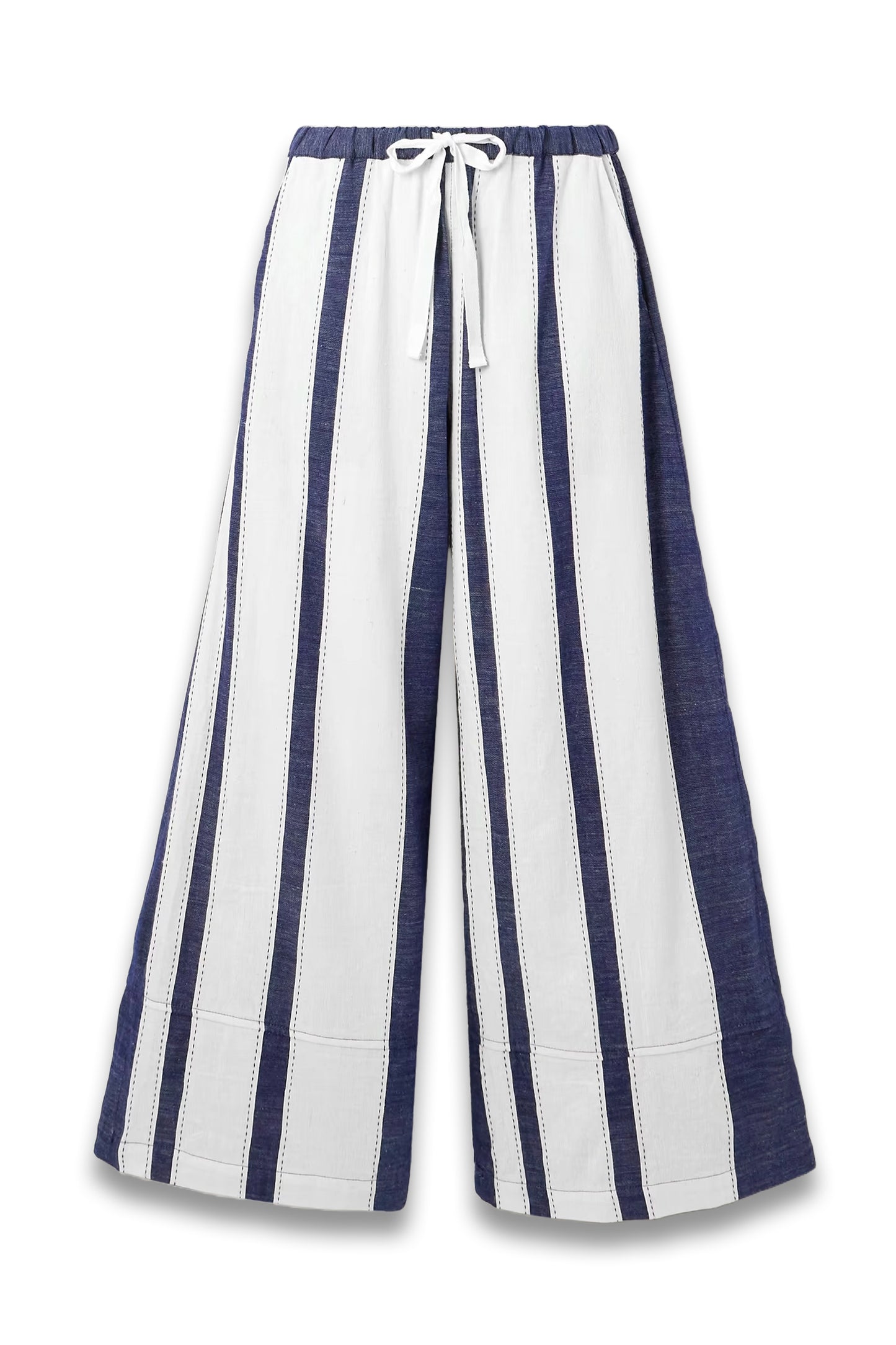 Desta Striped Cotton Pants