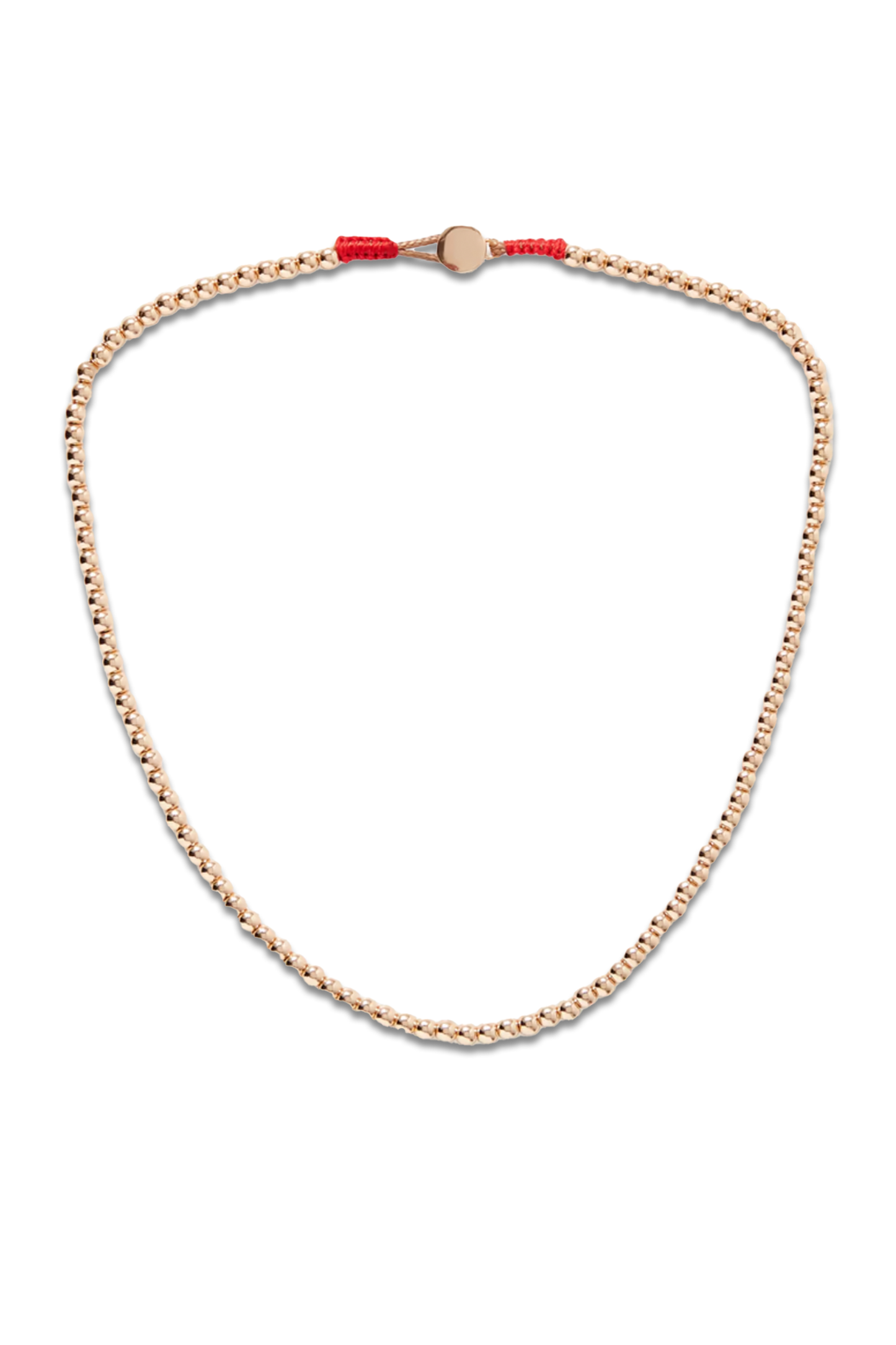 Baby Gold-Tone Beaded Necklace