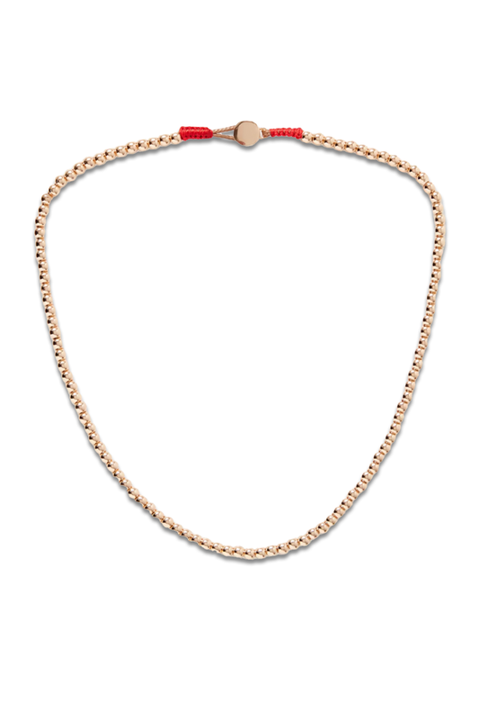 Baby Gold-Tone Beaded Necklace