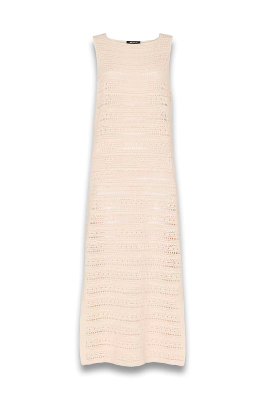 Ivory Long Crochet Beach Dress