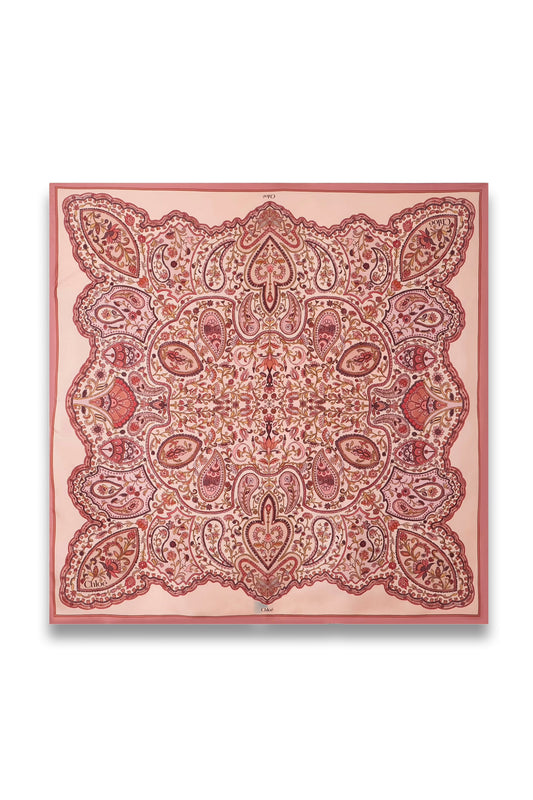 Paisley-Print Silk-Twill Scarf