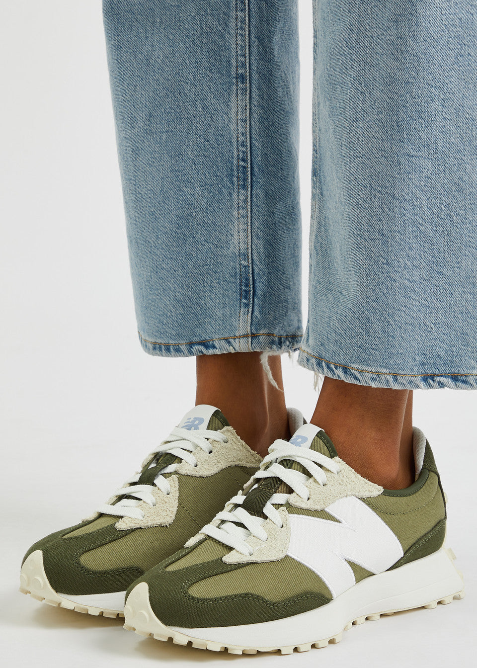 327 Panelled Canvas Sneakers