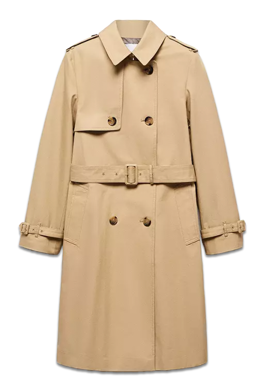 Mango Polana Double Breasted Trench Coat