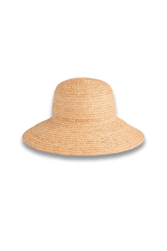 Neutral Wide Brim Straw Hat