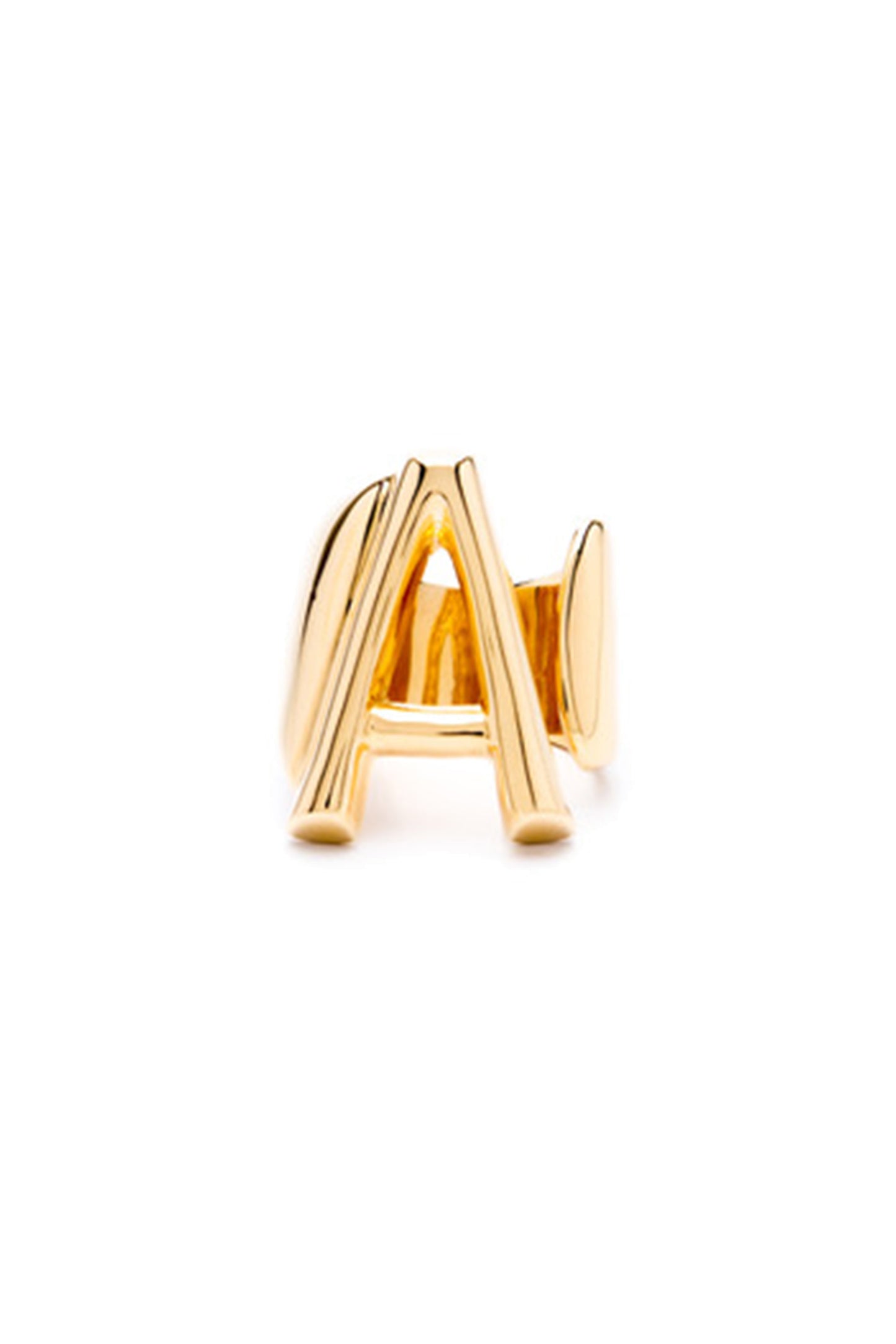 Gold Alphabet Letter Ring