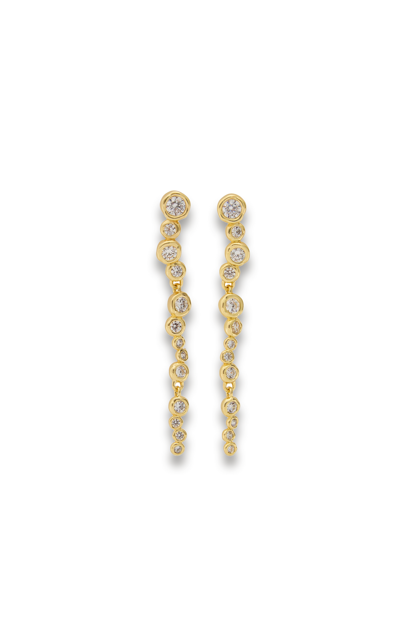 Asterales 14kt Gold-Plated Drop Earrings