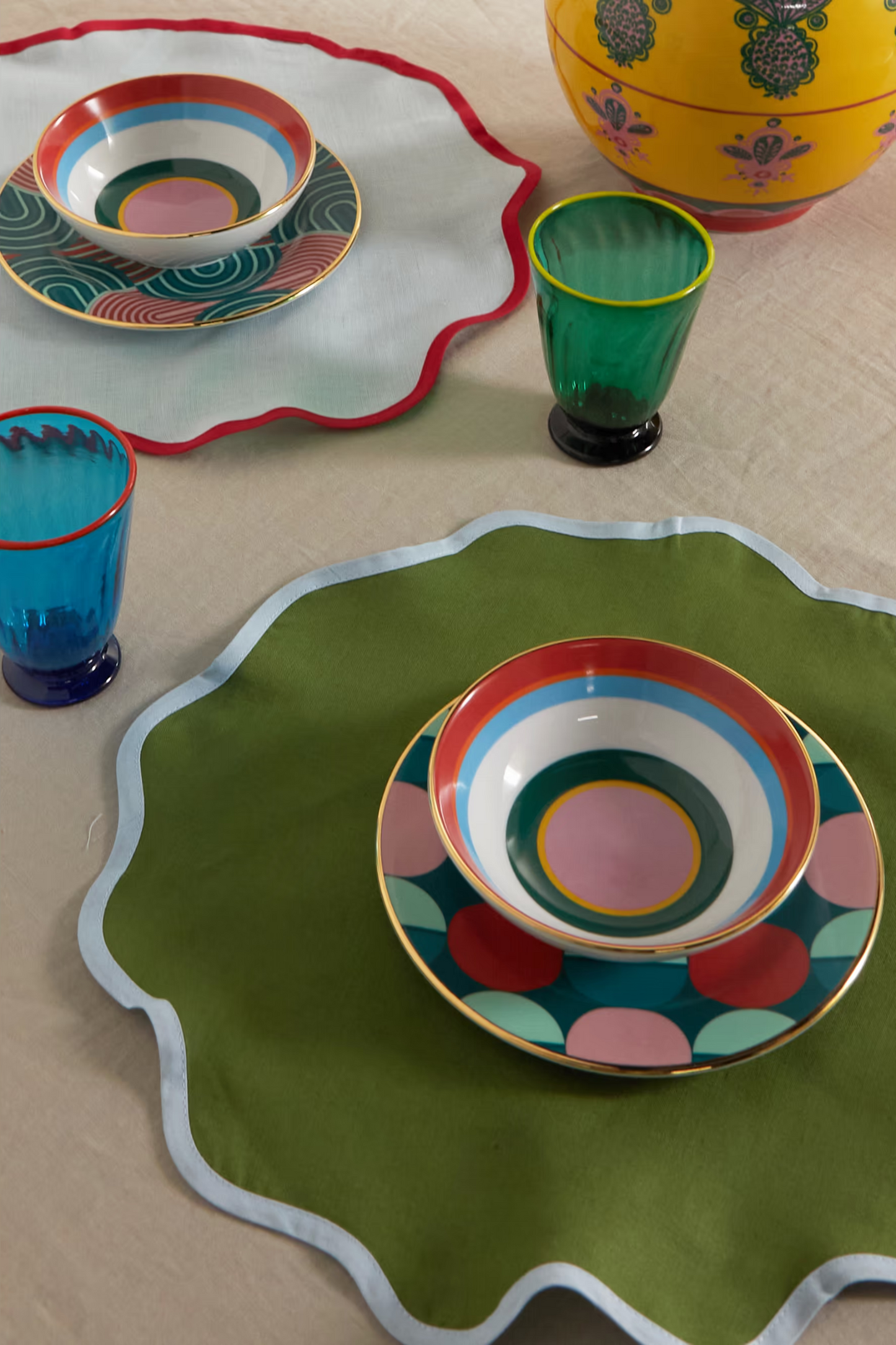 Set of Four Linen Placemats