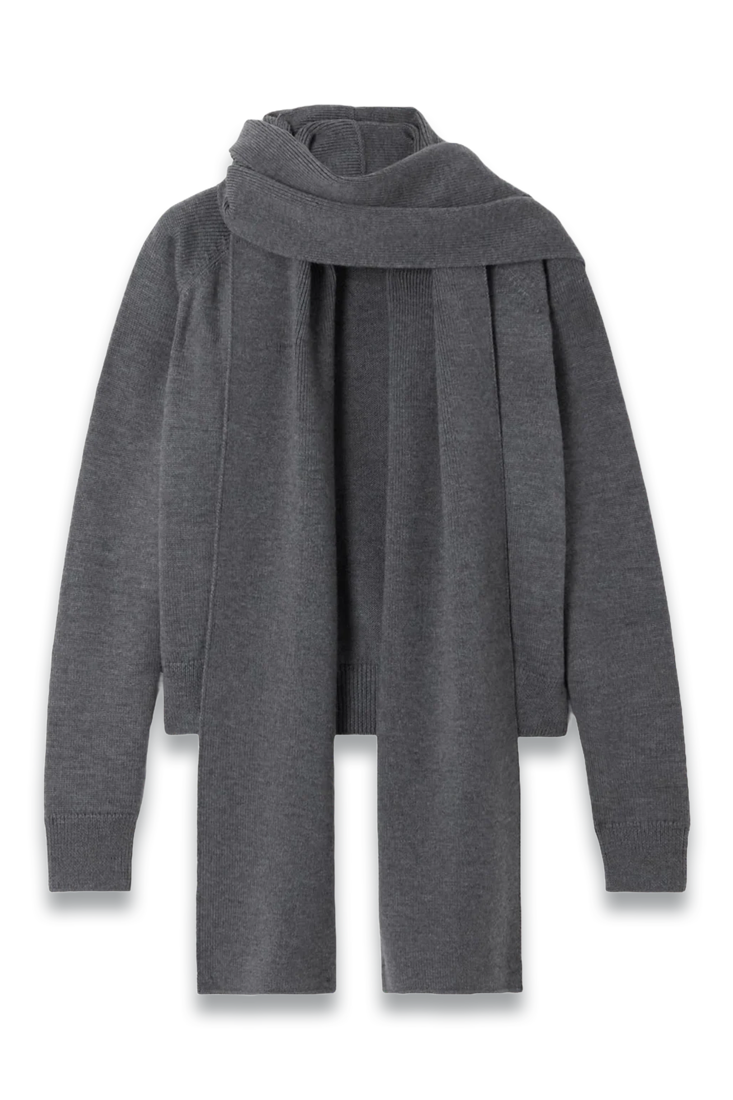 Layered Wool Cardigan