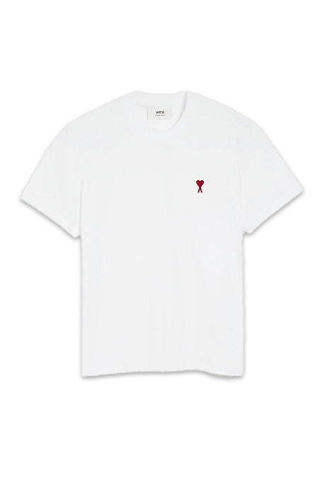 White Cotton Ami de Coeur T-Shirt