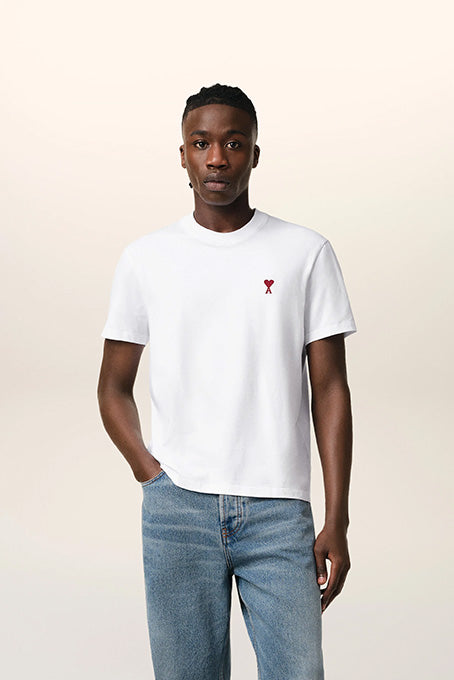White Cotton Ami de Coeur T-Shirt