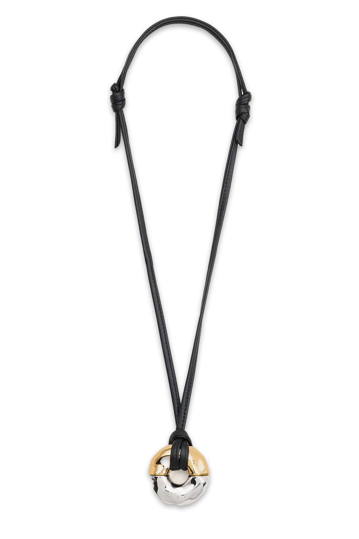 Gold Brass Dune Necklace
