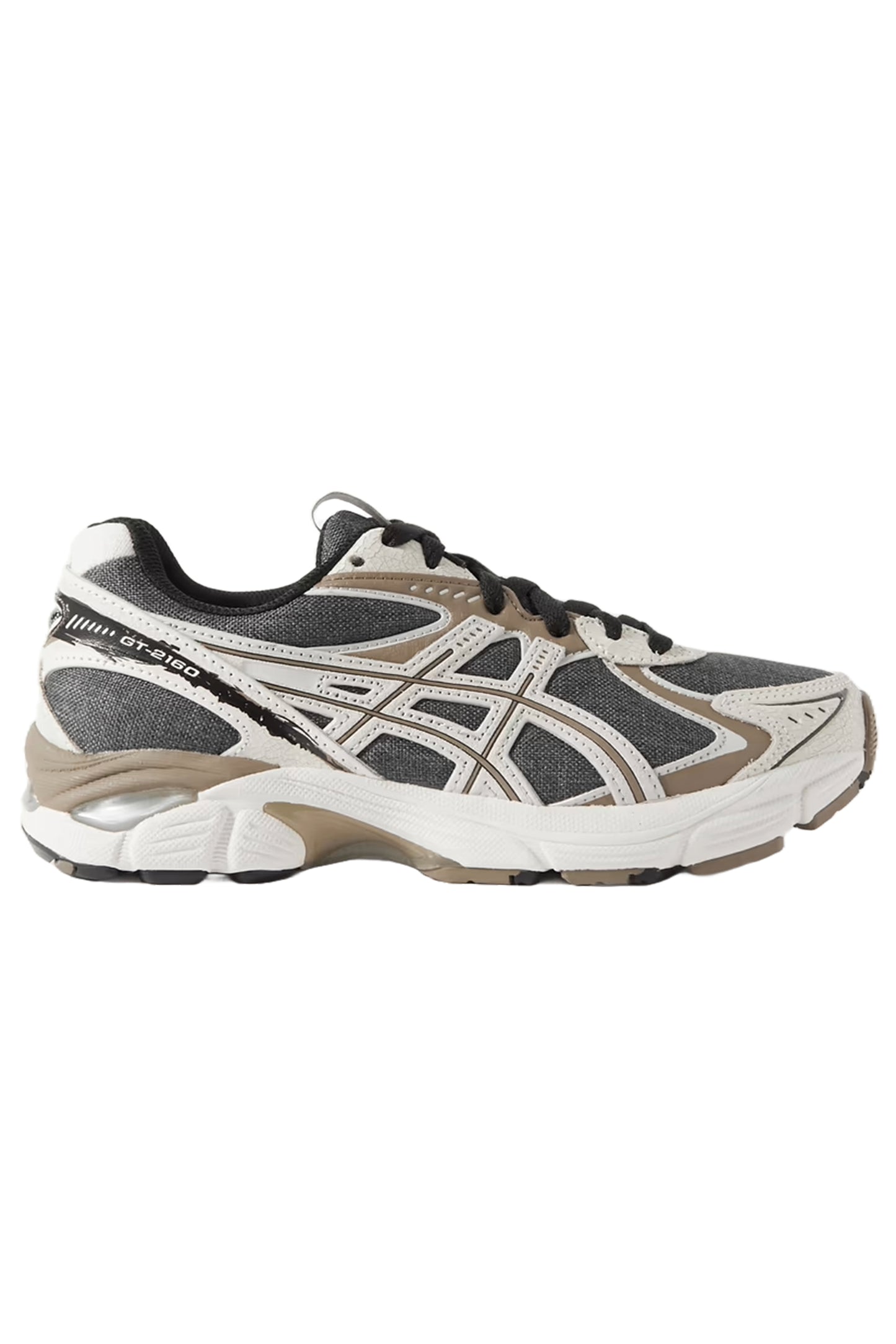 Gt-2160 Leather-Trimmed, Denim And Rubber Sneakers