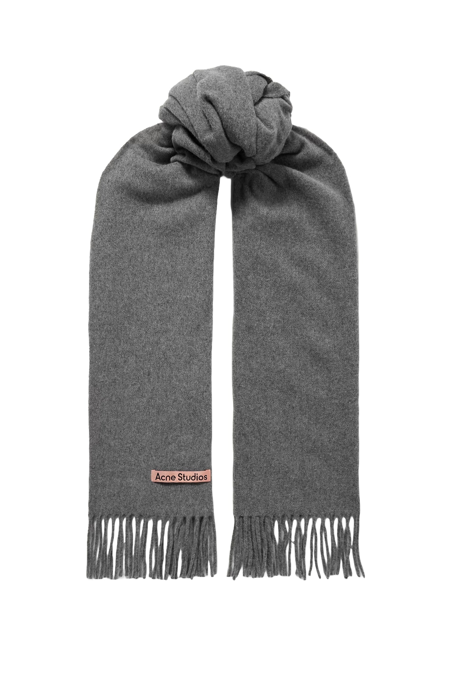 Canada Narrow Fringed Wool Scarf