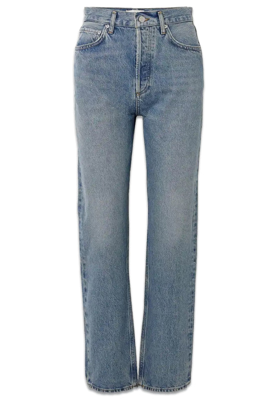 '90s Pinch Waist High-rise Straight-leg Organic Jeans