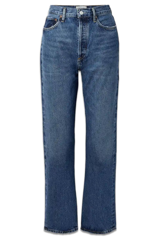 + NET SUSTAIN '90s Pinch Waist high-rise straight-leg organic jeans