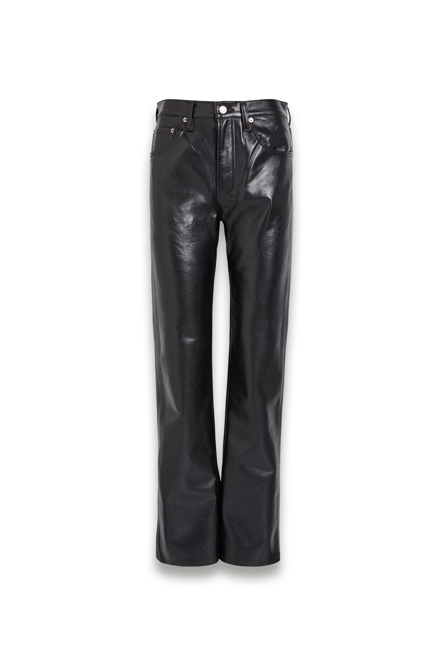 Kick Boot Bootcut Leather Trousers