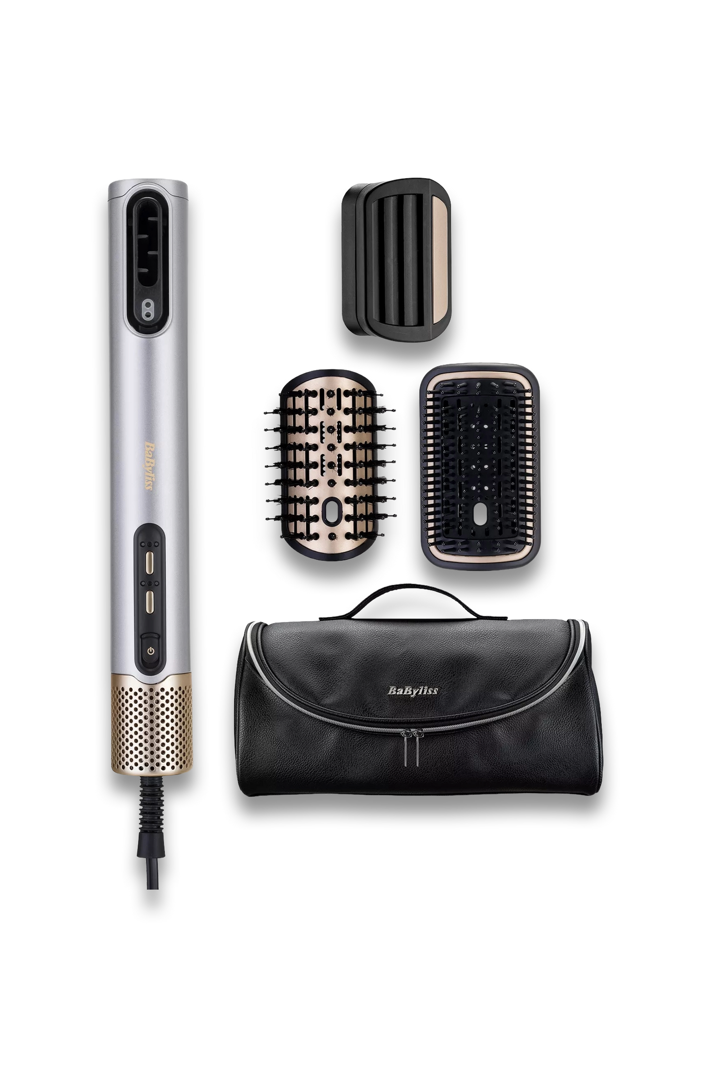 Air Wand Limited Edition Hair Dryer, Smoothing & Volumising All-in-One, Silver