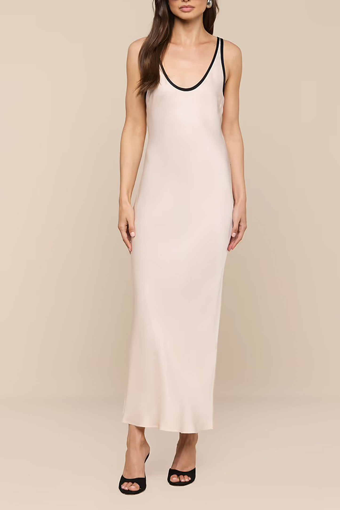 Akiya Satin Maxi Dress