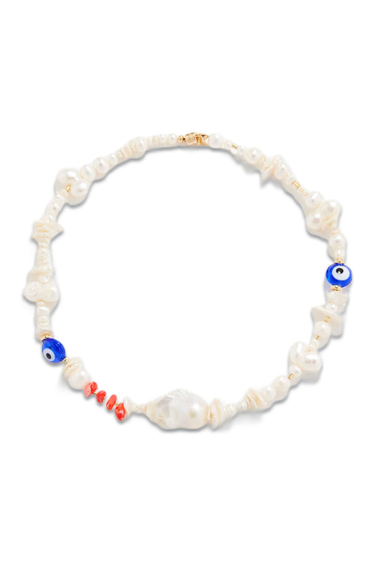 Alessa Baroque Pearl & 14kt Gold-plated Necklace