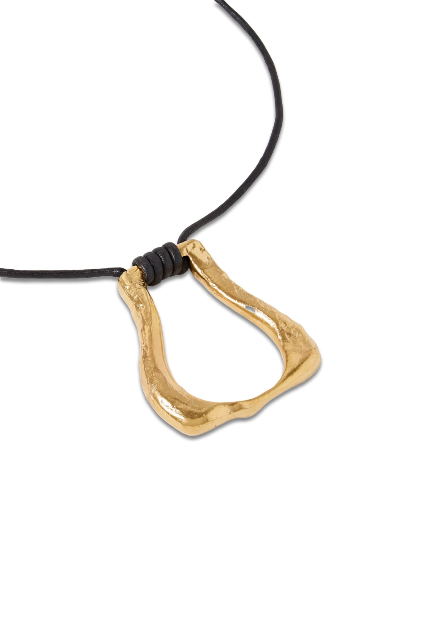 The Link of Wanderlust Recycled Gold-Plated Cord Necklace