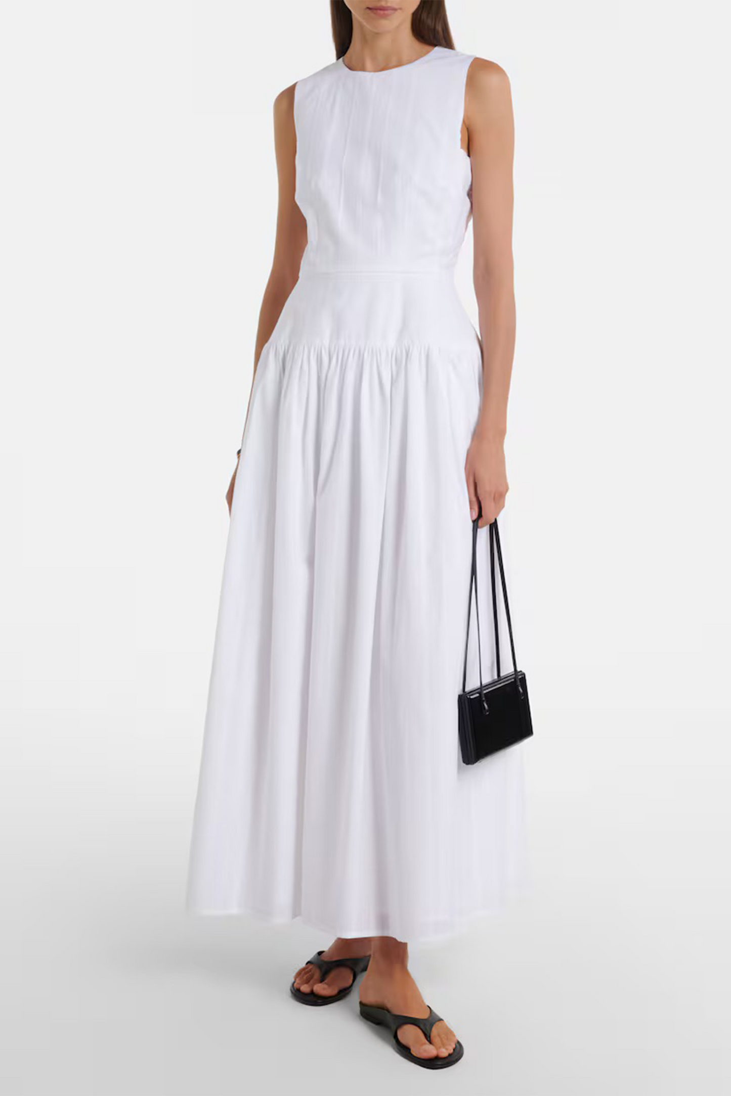 Ama Cotton Poplin Maxi Dress