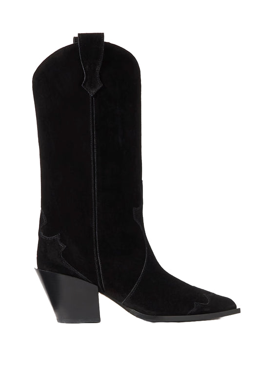 Ariel Suede Cowboy Boots