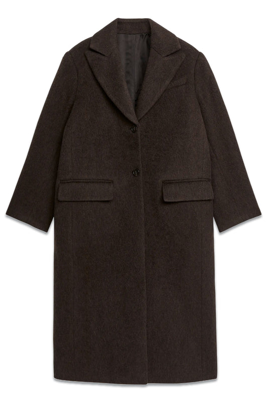Oversized Wool Blend Coat