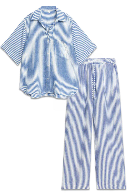 Linen Resort Shirt & Trousers