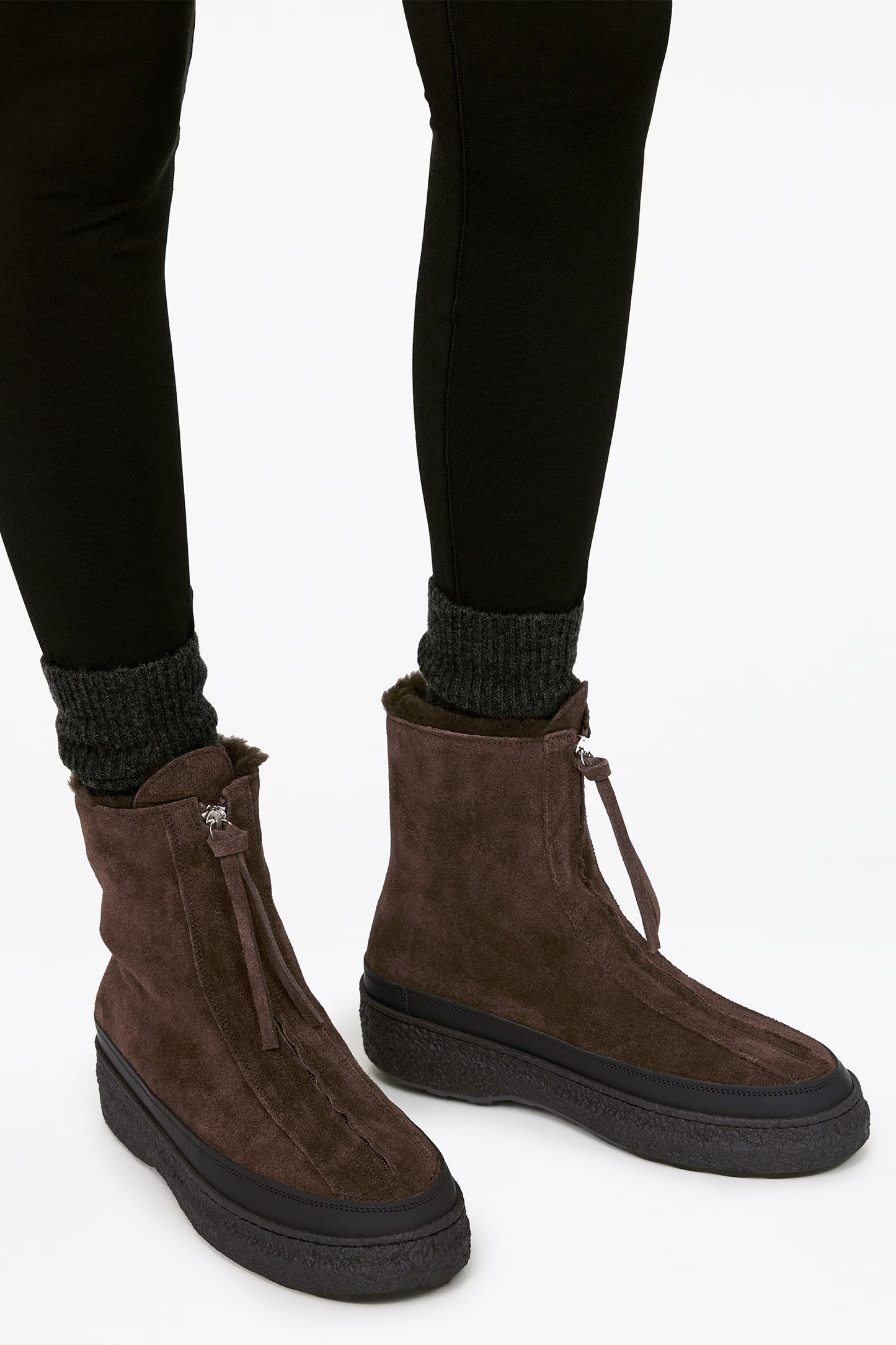 Chunky Suede Boots