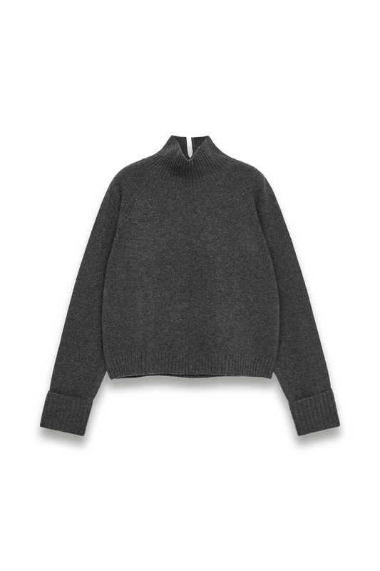 Roll-neck Wool Jumper