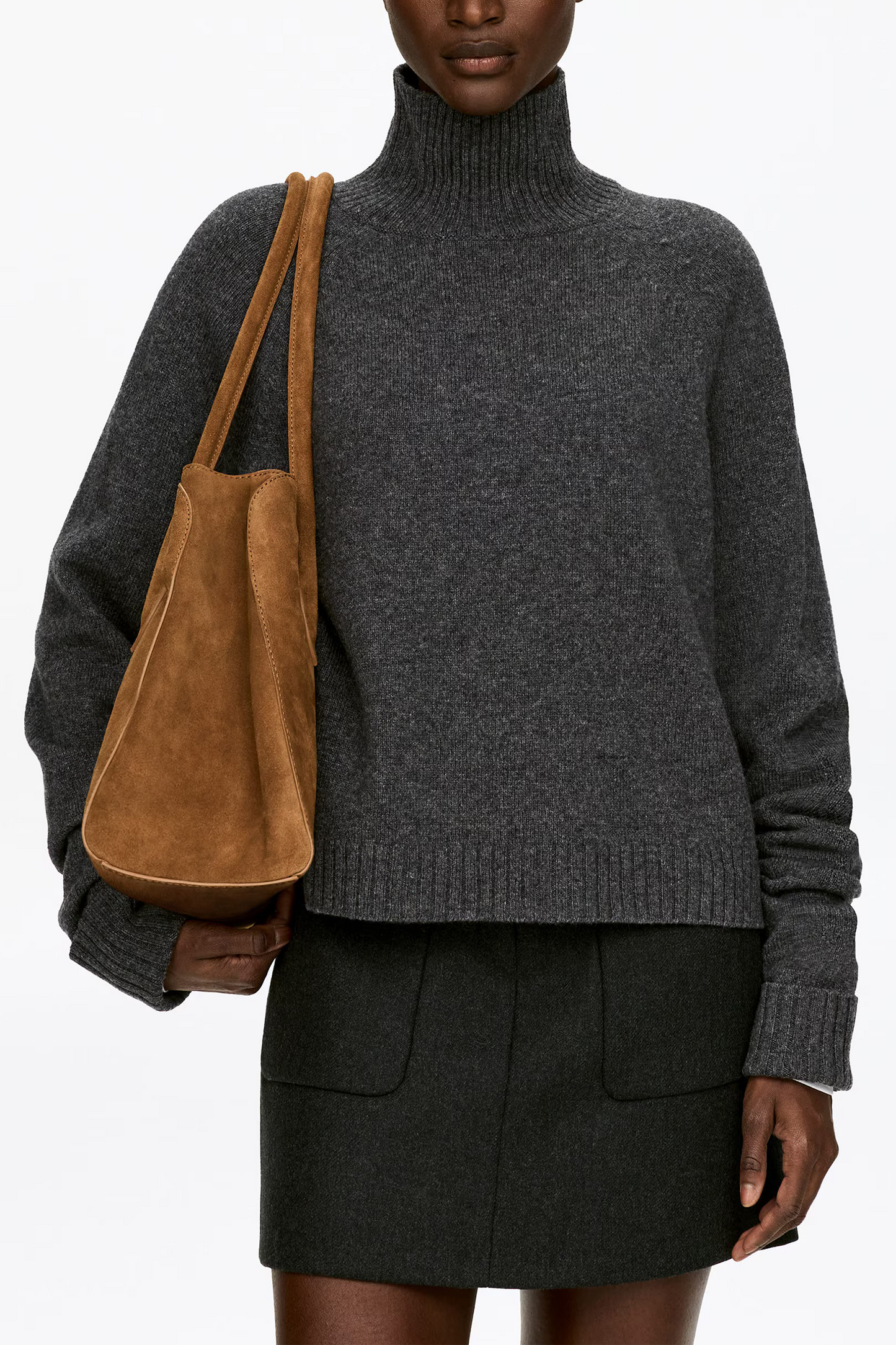 Roll-neck Wool Jumper