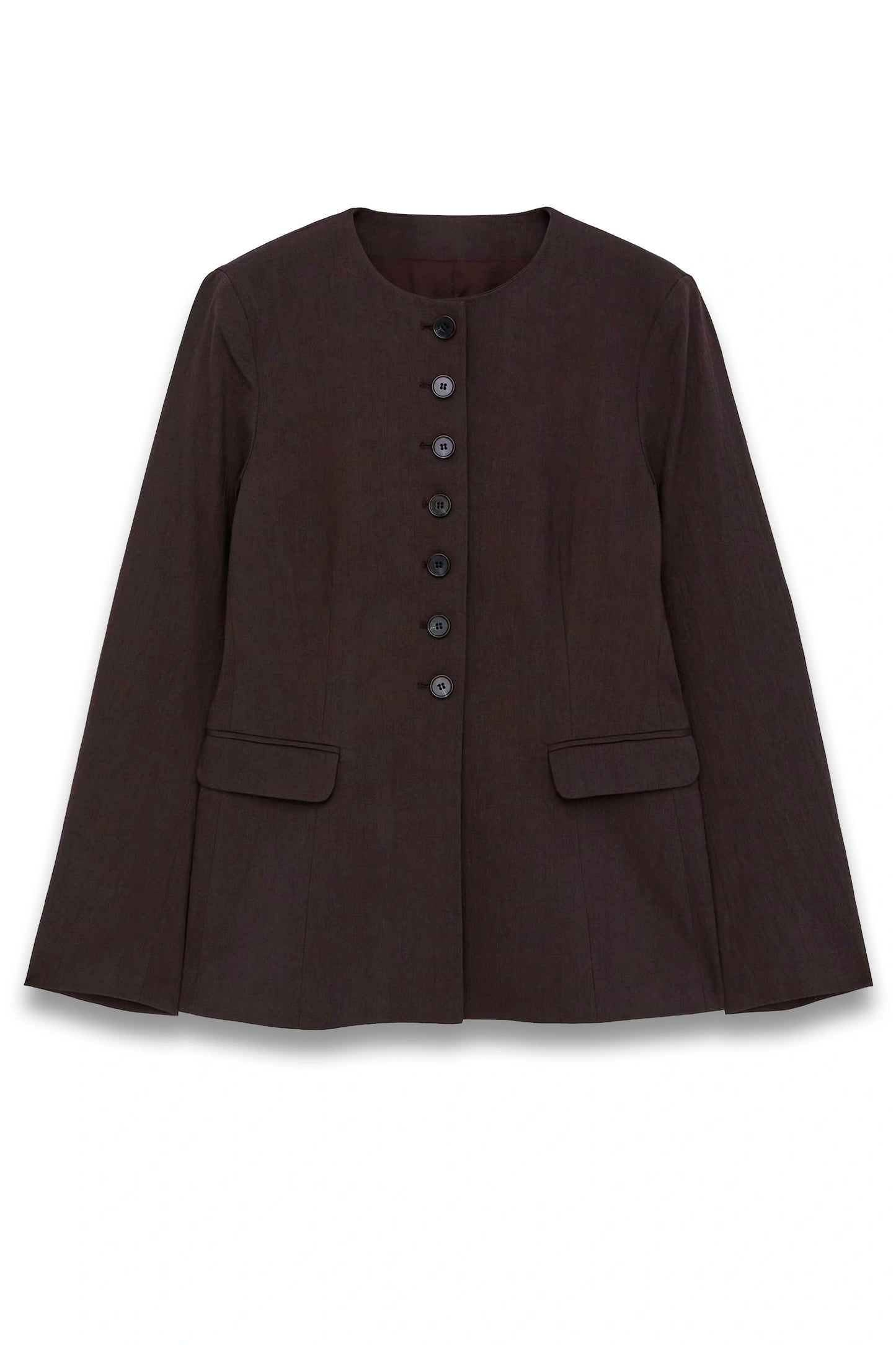 Linen-blend Blazer