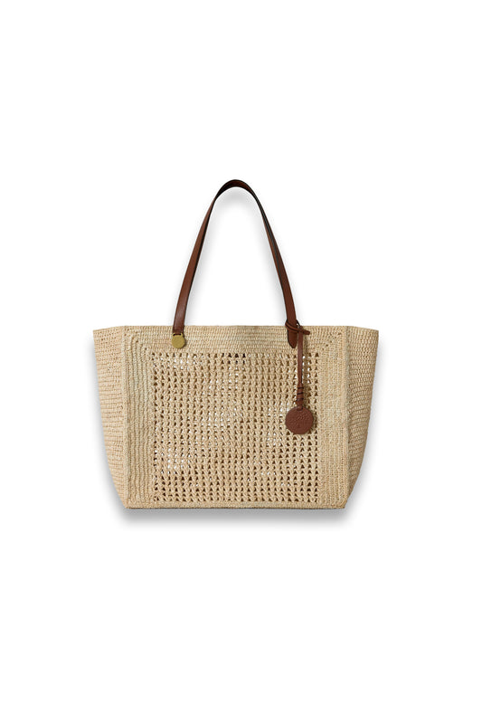 Crochet Tote Raffia