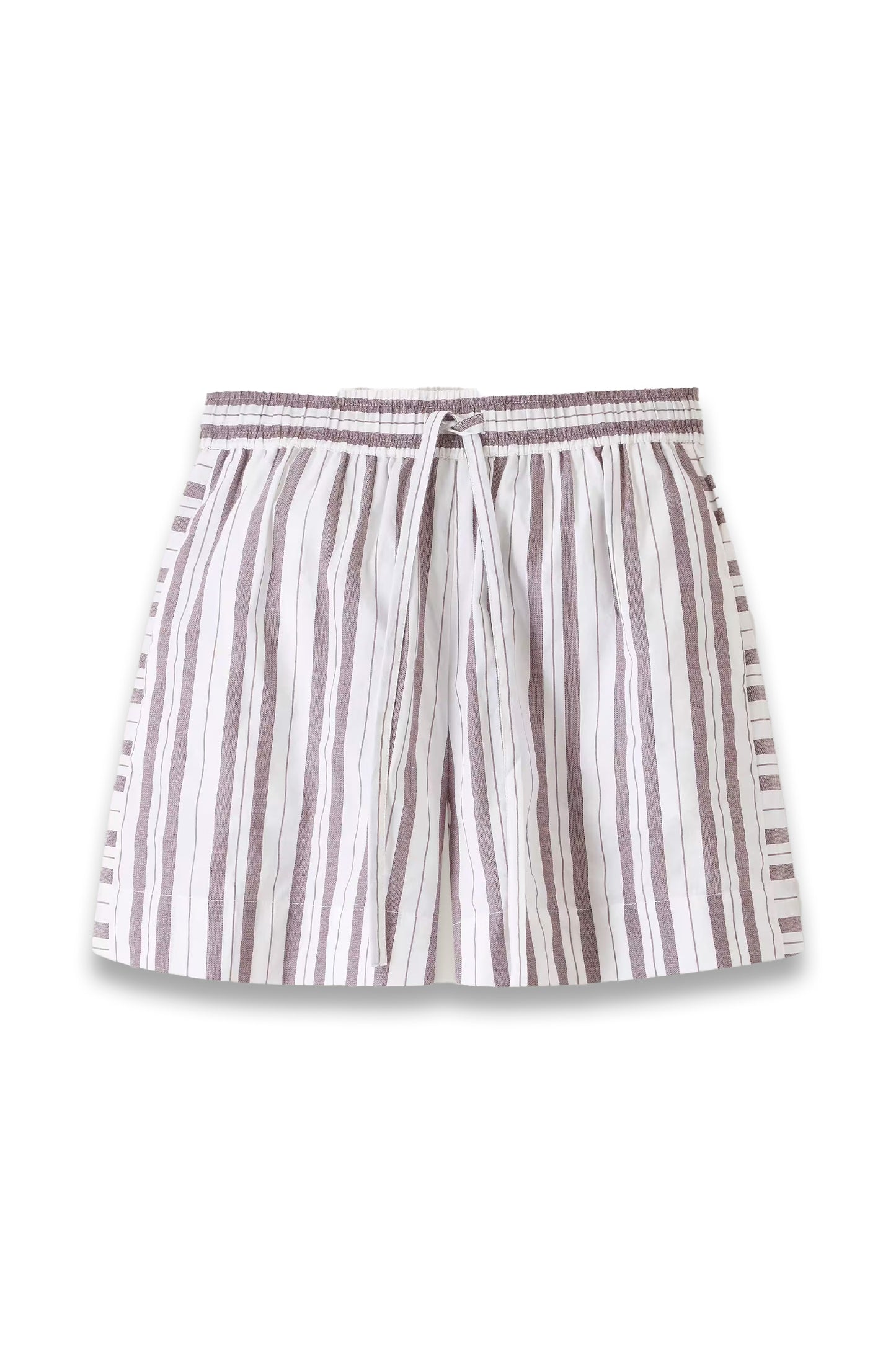 Summer Stripe Drawstring Beach Short