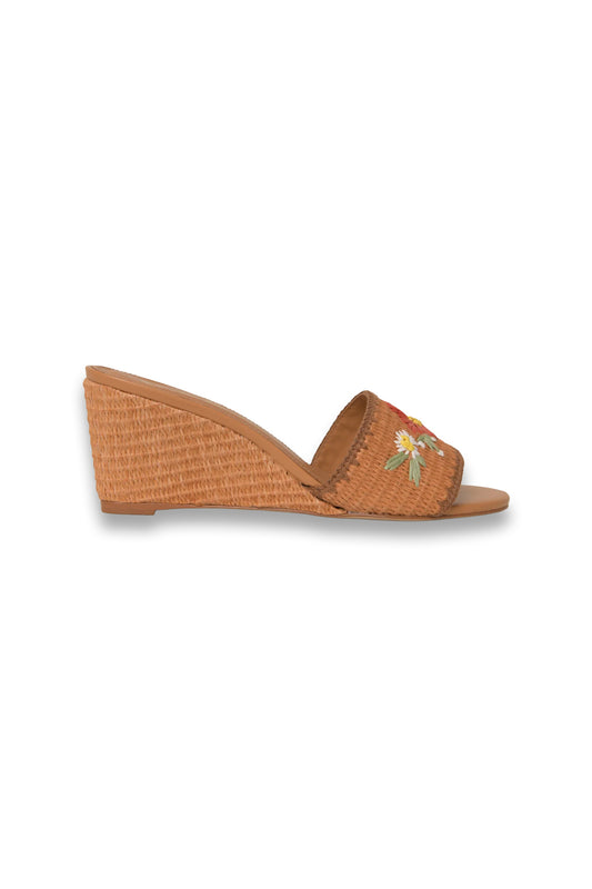 Vardi Raffia Wedges