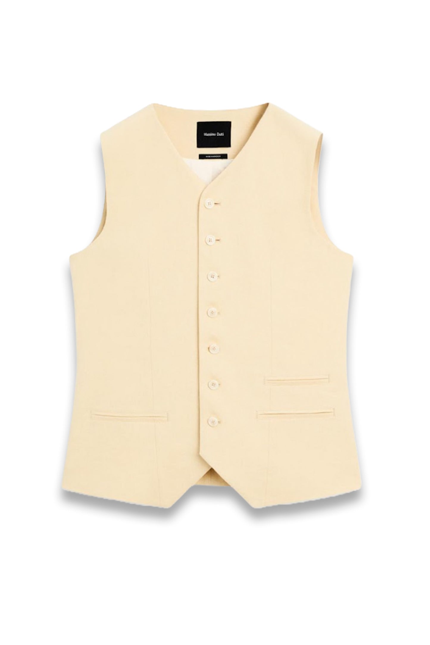 Linen Blend Suit Waistcoat