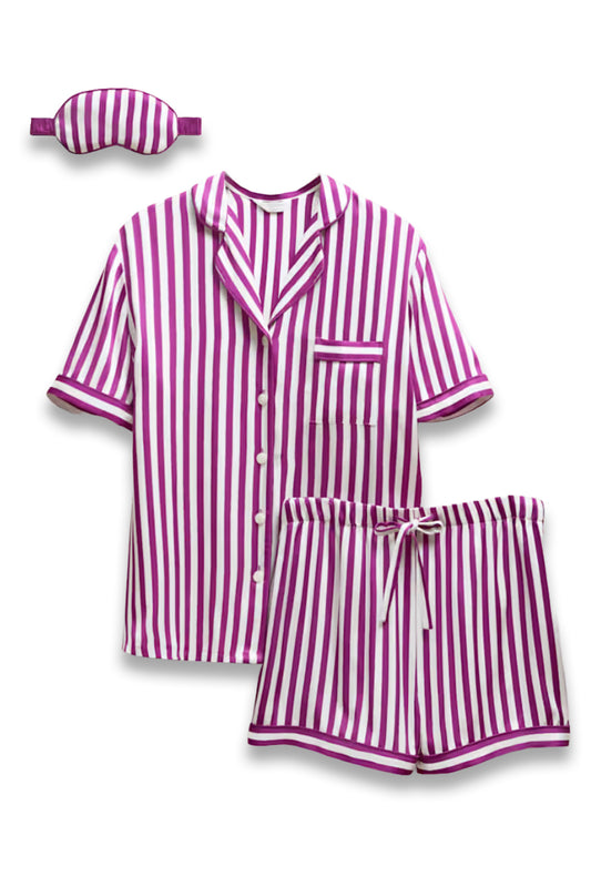 The Striped Shortie Set