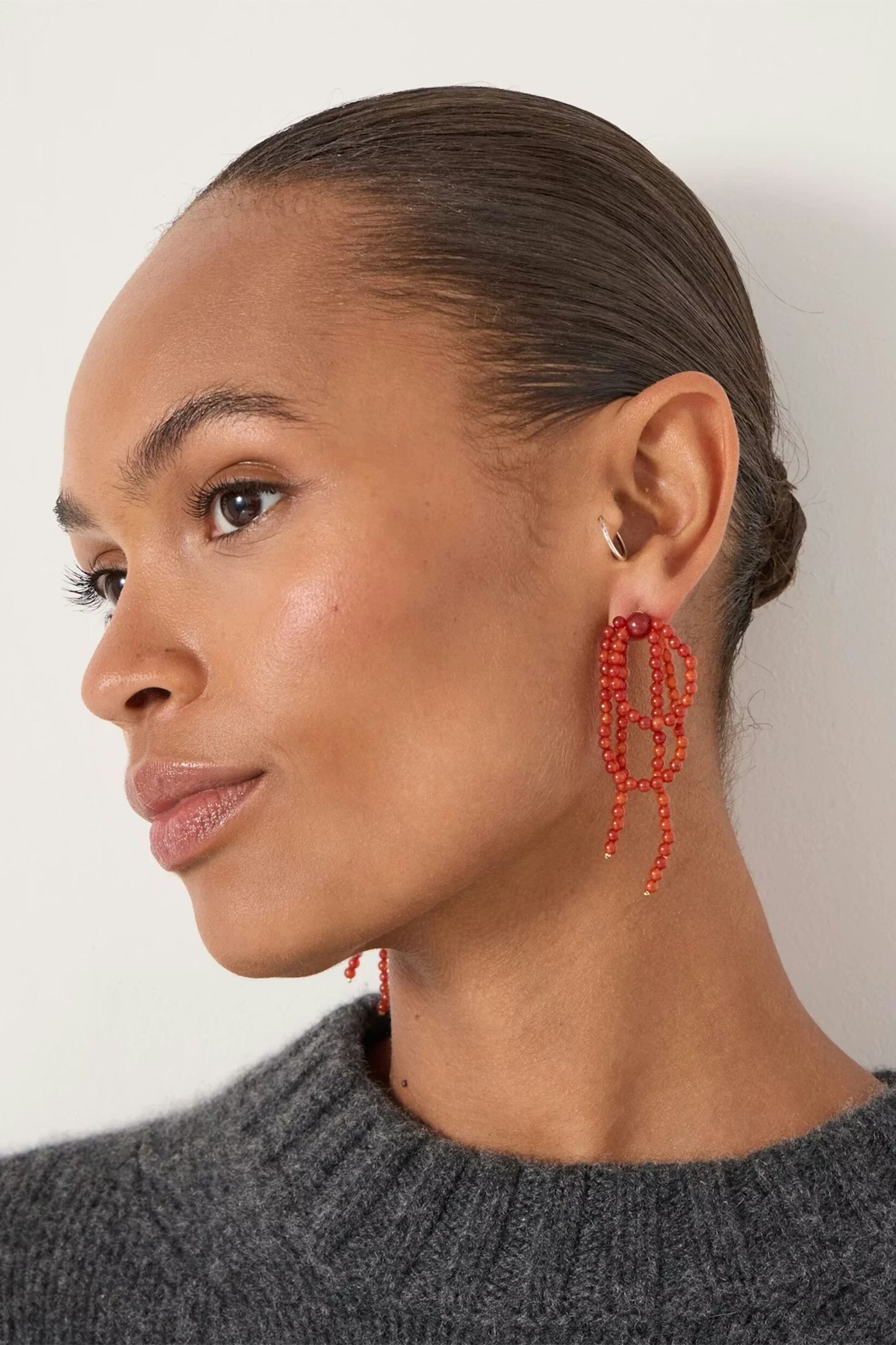 Cascading Beaded Earrings