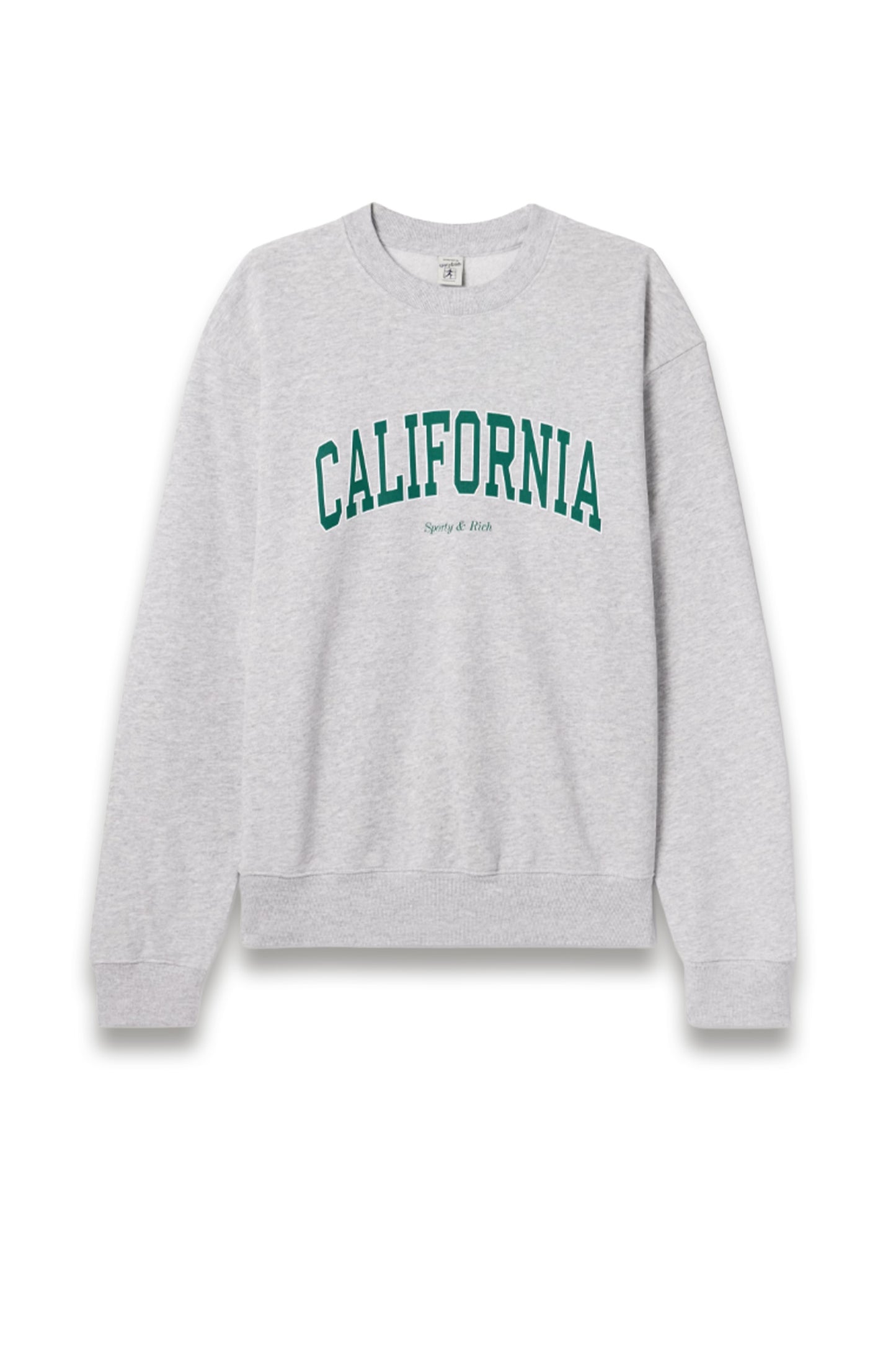 Printed cotton-blend jersey sweatshirt